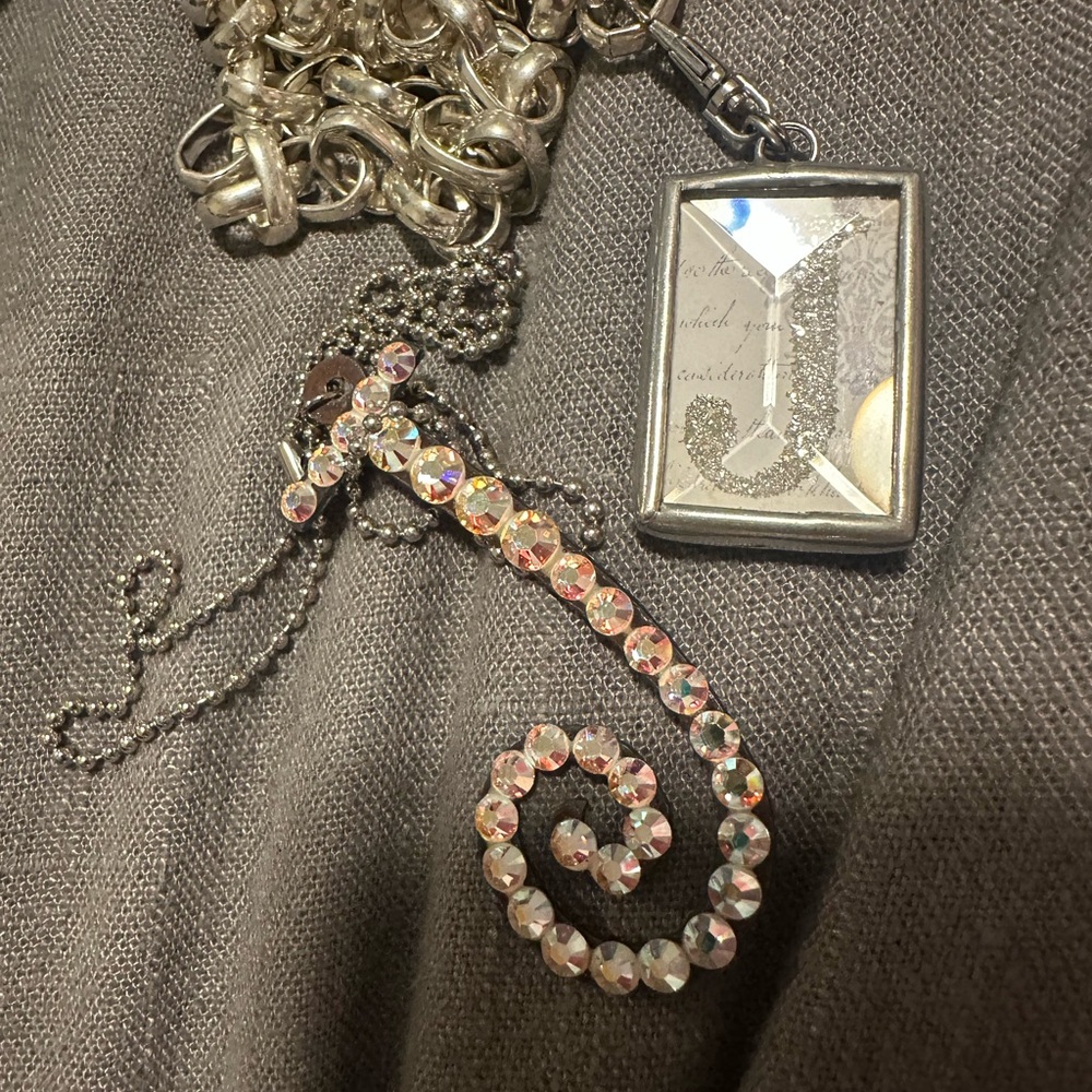 “J” Pendant Necklace